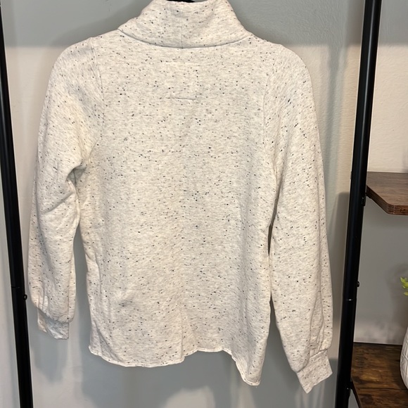 Madewell MWL Betterterry Relaxed Turtleneck Sweatshirt NWOT XXS - Picture 8 of 9